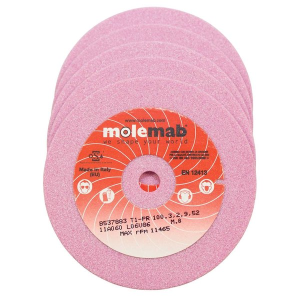 Stens Grinding Wheel - Material Pink Aluminum Oxide, Grit 60, Id 3/8; 700-868 700-868